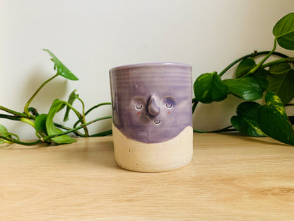 midi pot: speckled ivory/lavender