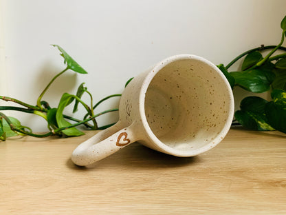 great big hug mug: speckled ivory