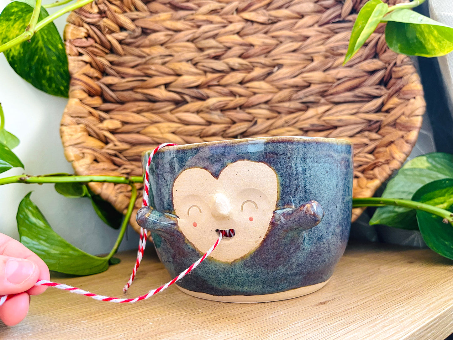 big yarn bowl: dappled denim