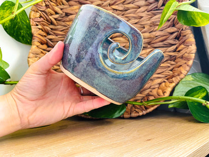 big yarn bowl: dappled denim