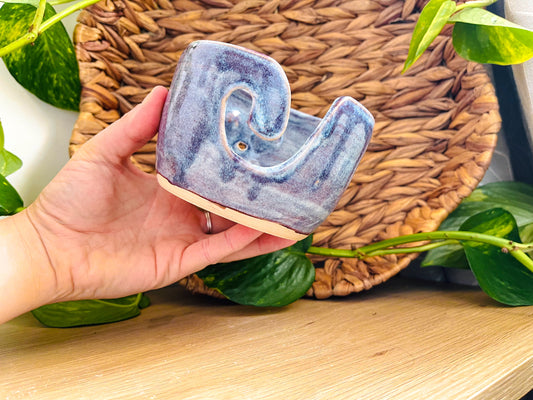 yarn bowl: periwinkle