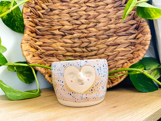 yarn bowl: speckled strawberry