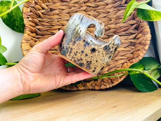 yarn bowl: sandstone drift