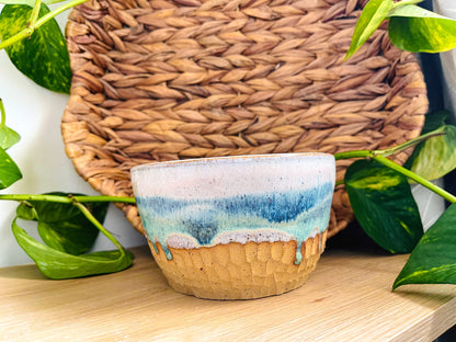 textured bowl: peppermints