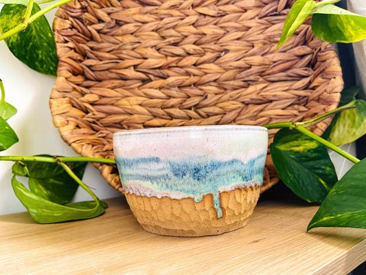 textured bowl: peppermints
