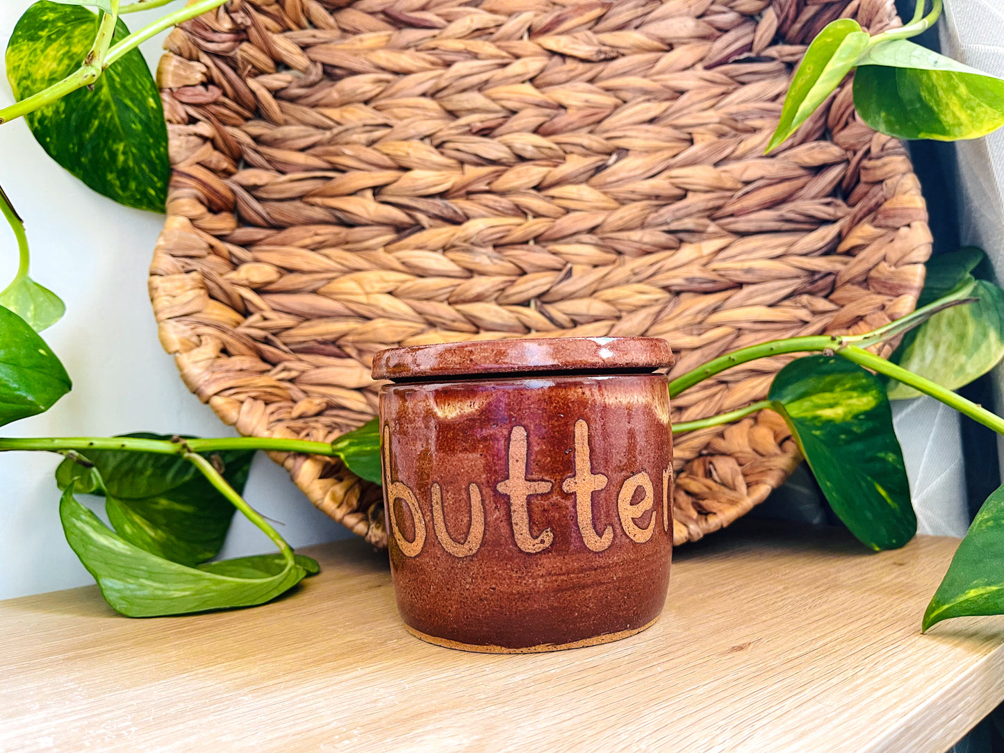 butter keeper: burnt orange 1