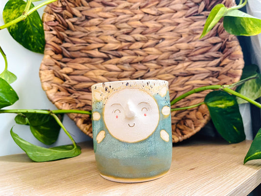 midi pot: green tea/sandstone