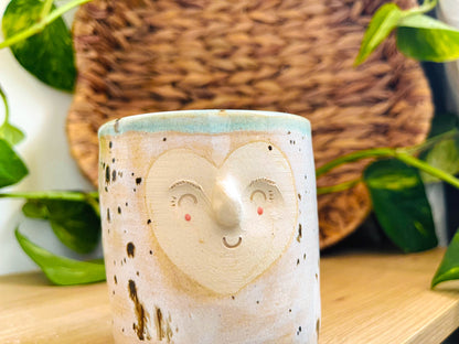 midi pot: coffee fleck/green tea