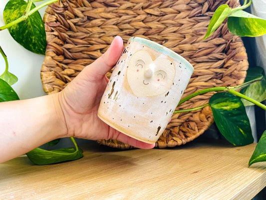 midi pot: coffee fleck/green tea