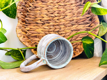 textured mug: peppermints