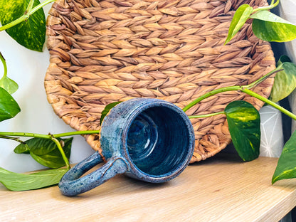 textured mug: midnight rain