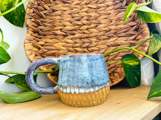 textured mug: sea storm