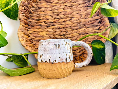 textured mug: birch