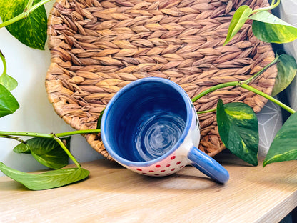 doodle mug: indigo 2