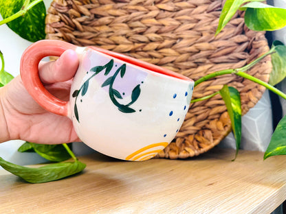 doodle mug: poppy