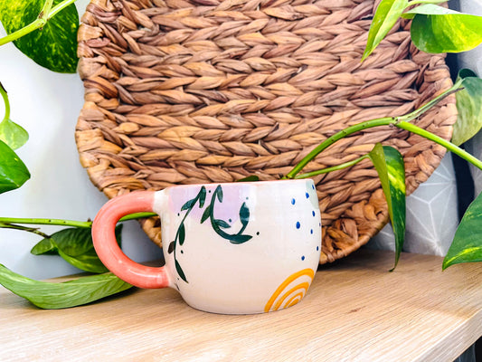 doodle mug: poppy
