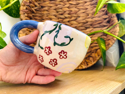 doodle mug: indigo 1