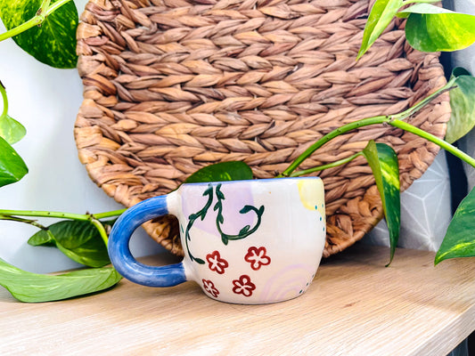 doodle mug: indigo 1