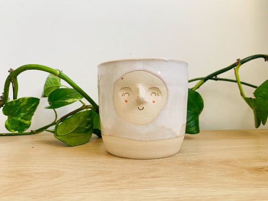 planter pot: milky pink