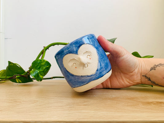 mini pot: cornflower