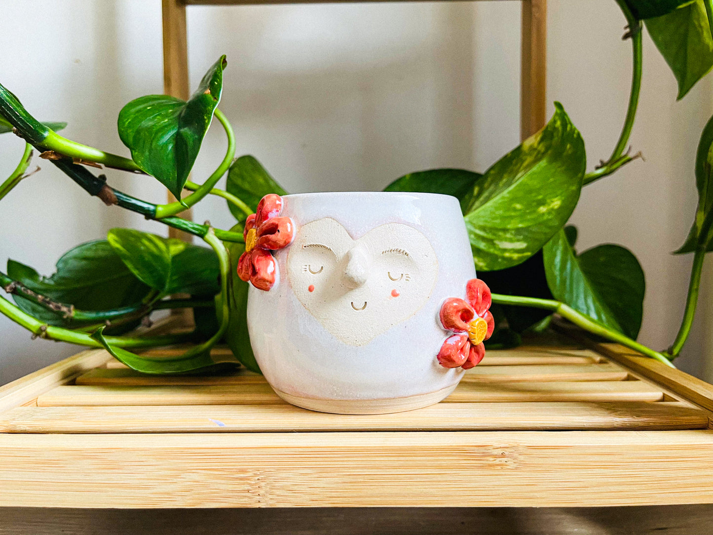 short cup/pot: strawberry milk