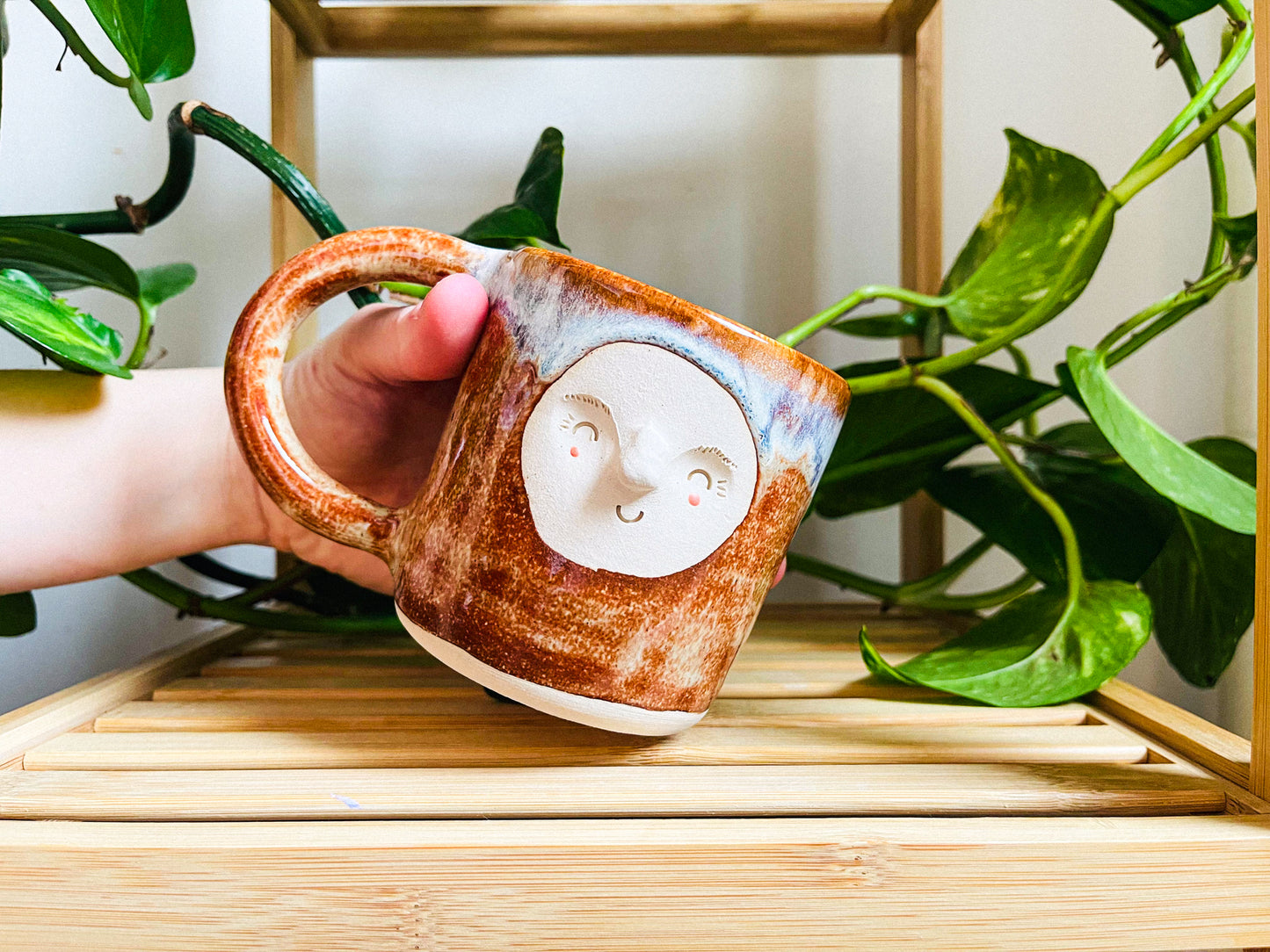 big hug mug: sepia drift