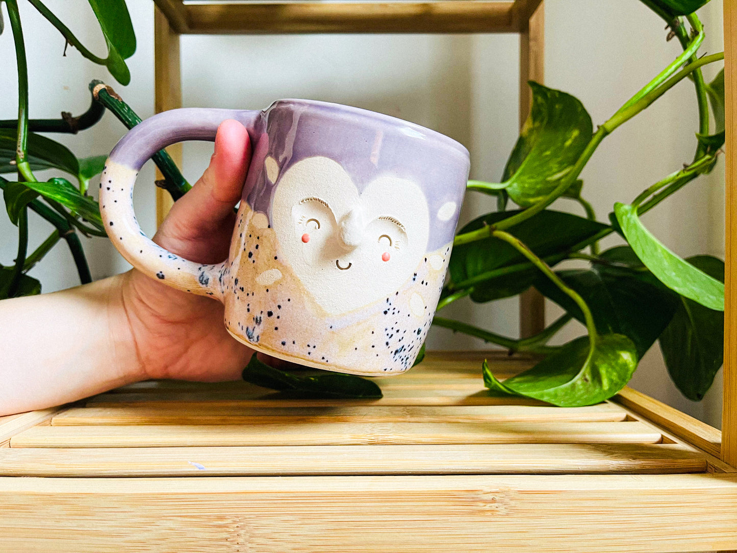 big hug mug: pixie dust/lavender