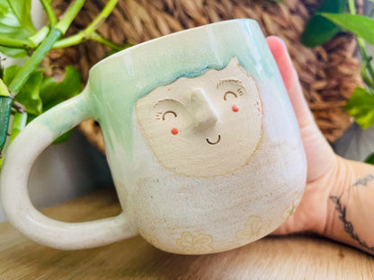 bug cuddle mug: colette