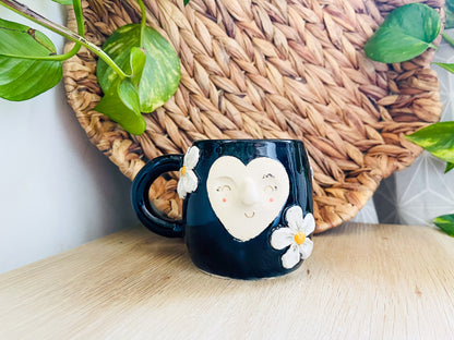 little cuddle mug: midnight daisies