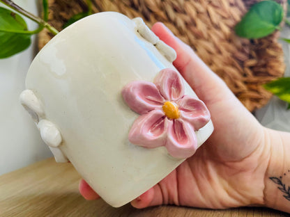 mini pot: daisies & ladybird