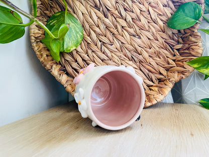 mini pot: daisies & ladybird