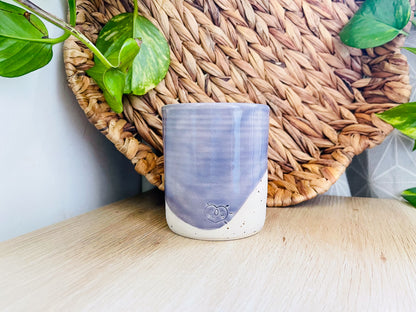 midi pot: speckled ivory/lavender