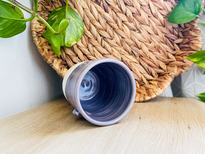 midi pot: speckled ivory/lavender