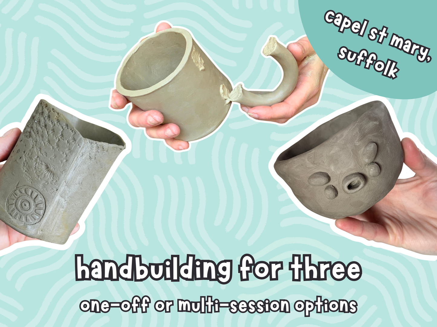 handbuilding: class for three