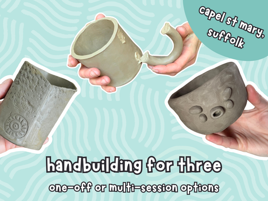 handbuilding: class for three