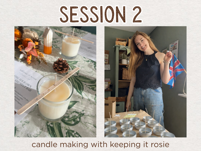 paint & pour: a festive workshop with croucherli & keeping it rosie