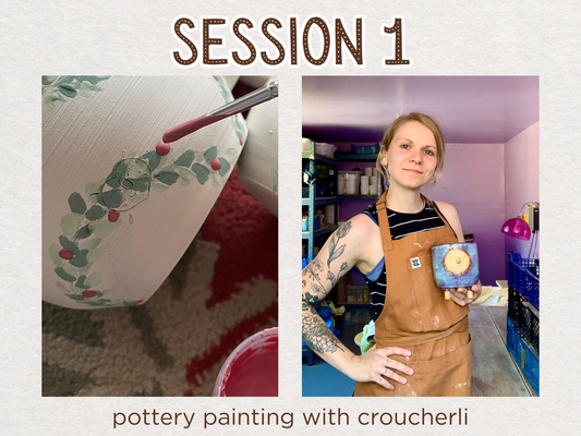 paint & pour: a festive workshop with croucherli & keeping it rosie