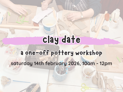 clay date: a creative pottery workshop